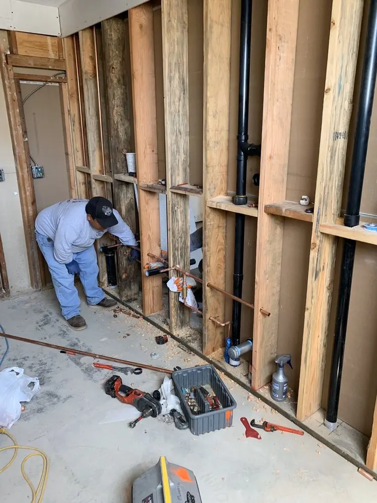 Commercial rough-in plumbing for Water Heater Replacement in Donner Springs